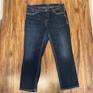 Silver Jeans Natsuki Capri. Size 14. Great Condition.